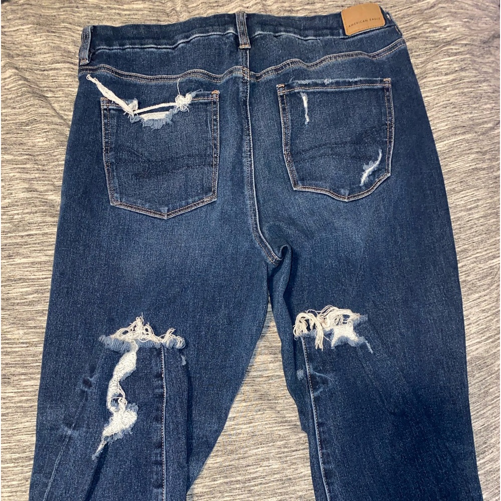 Distressed jeans stretchy collection!